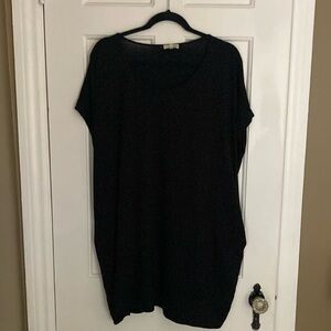 Wilfred Free black knit dress with pockets